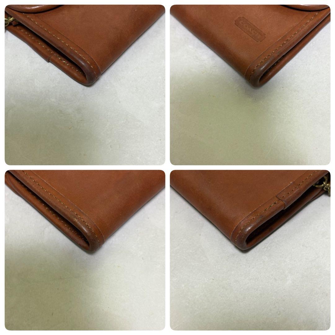 希少 Coach オールドコーチ コインケース 小銭入れ グラブタンレザー