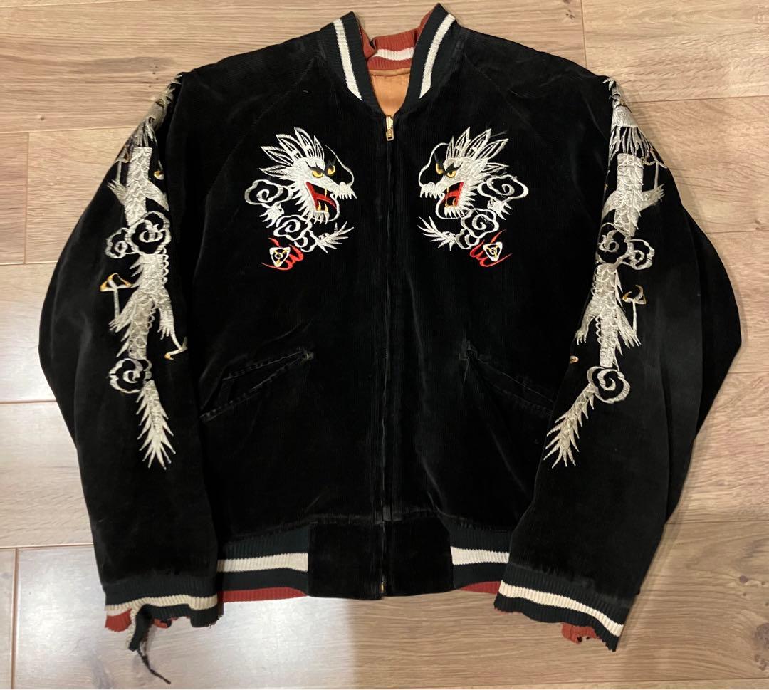 special vintage 50s スカジャン 双龍 ykkジップ【Special