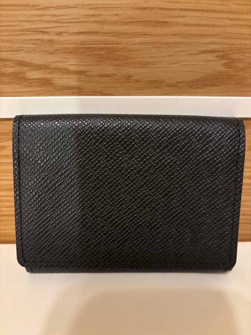 LOUIS VUITTON ブラック名刺入れ タイガ ルイ・ヴィトン(LOUIS VUITTON) タイガ(taiga) メンズカードケース