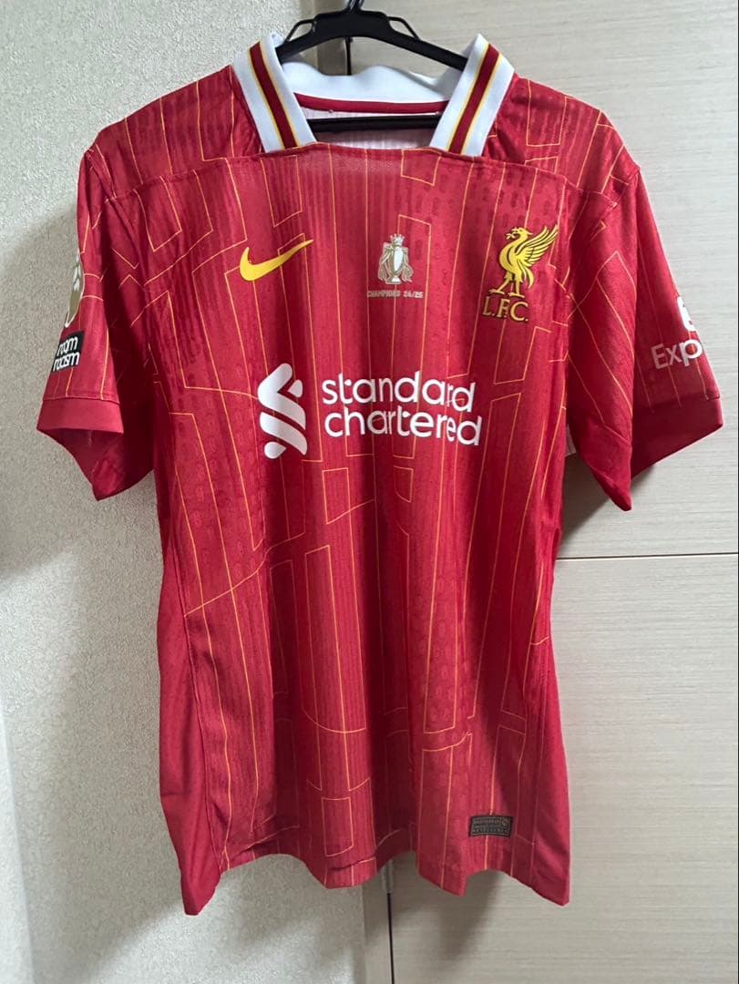 y*3様 リバプール 24/25 チャンピオンジャージ　Lサイズ adidas リバプール 25/26 COMPETITION トレーニングトップ(レッド