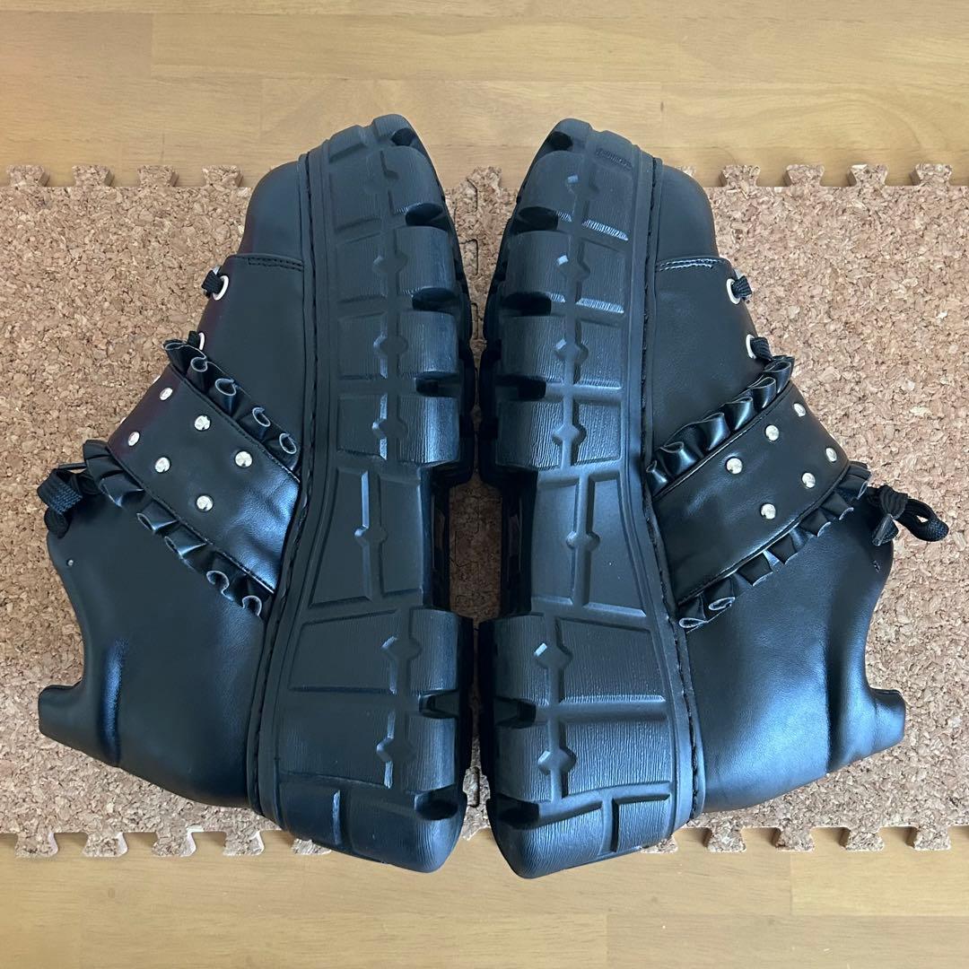 pium ぴうむ ピウム フリルベルトボリュームスニーカー 厚底スニーカー