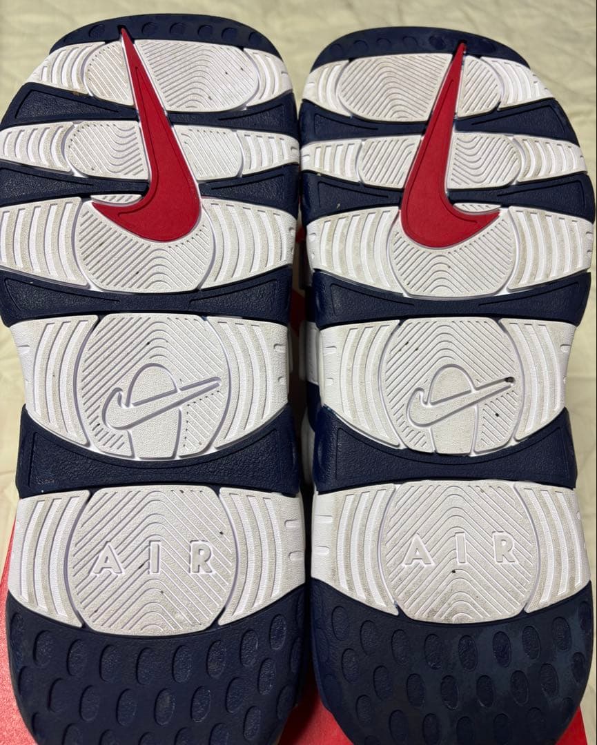 希少サイズNIKE ナイキ エアモアアップテンポ　スライドネイビー 29.0cm