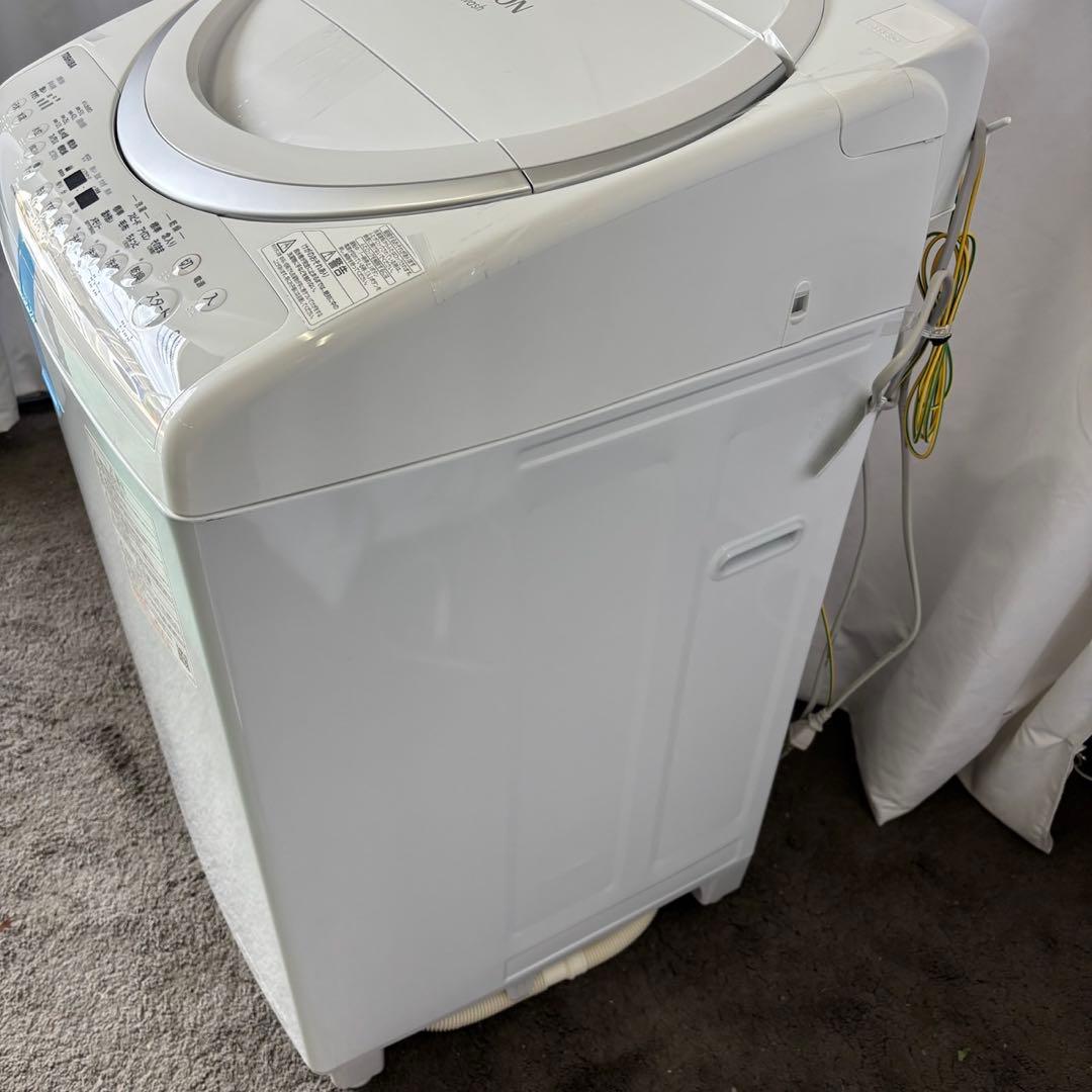 588⭕️未使用 展示品 洗濯機 東芝 乾燥付き 8キロ ZABOON 設置無料