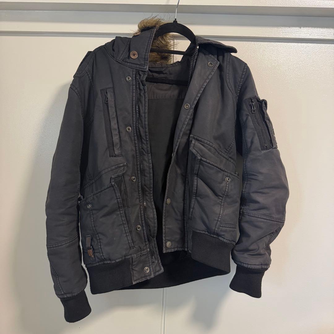 DIESELディーゼル N-2B ファー 平成 ギャル フライトジャケット - メルカリ