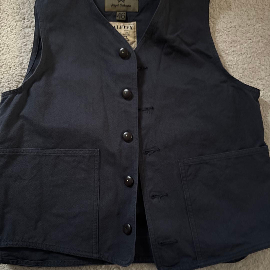 Nigel Cabournハーフテックス ベスト ジレ 46 sサイズ - メルカリ