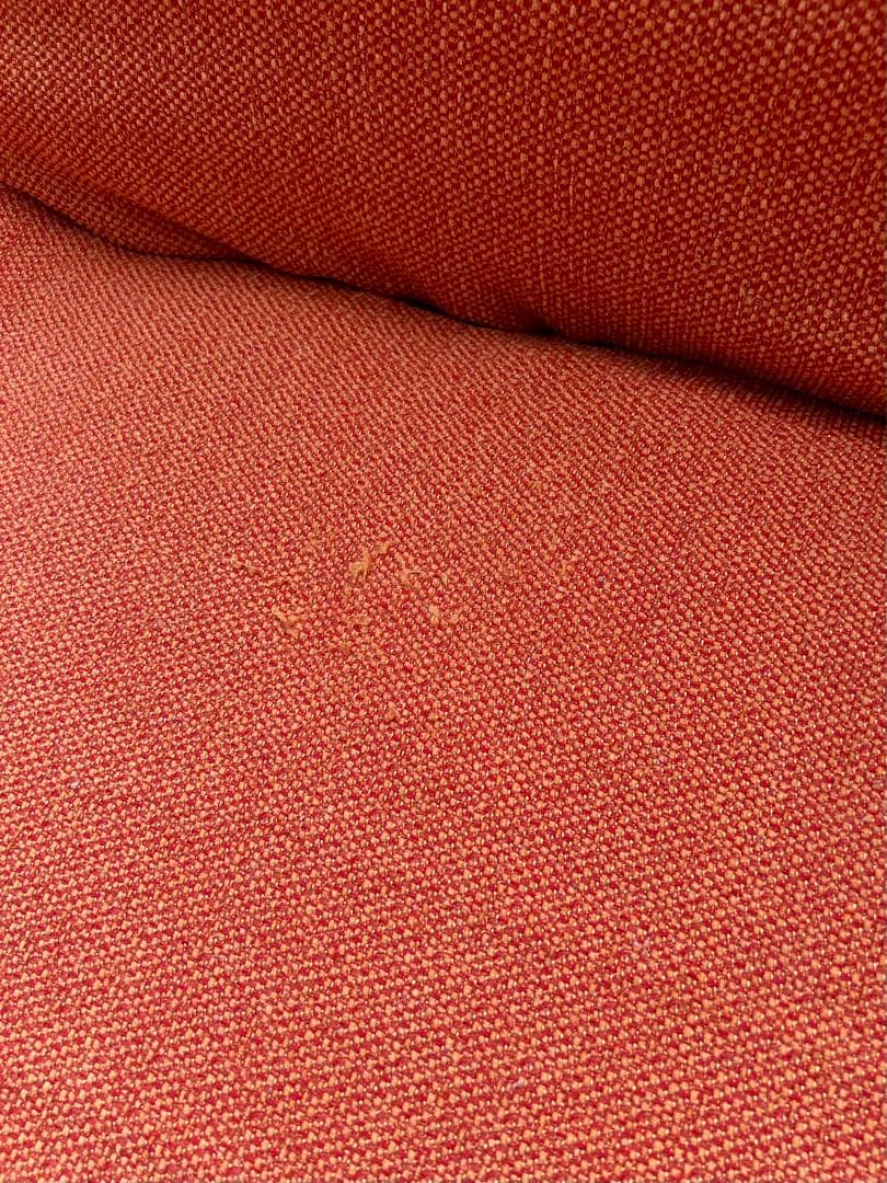 JSK様専用 高級家具POLISソファSOL2P ベージュ/オレンジ替カバー付き