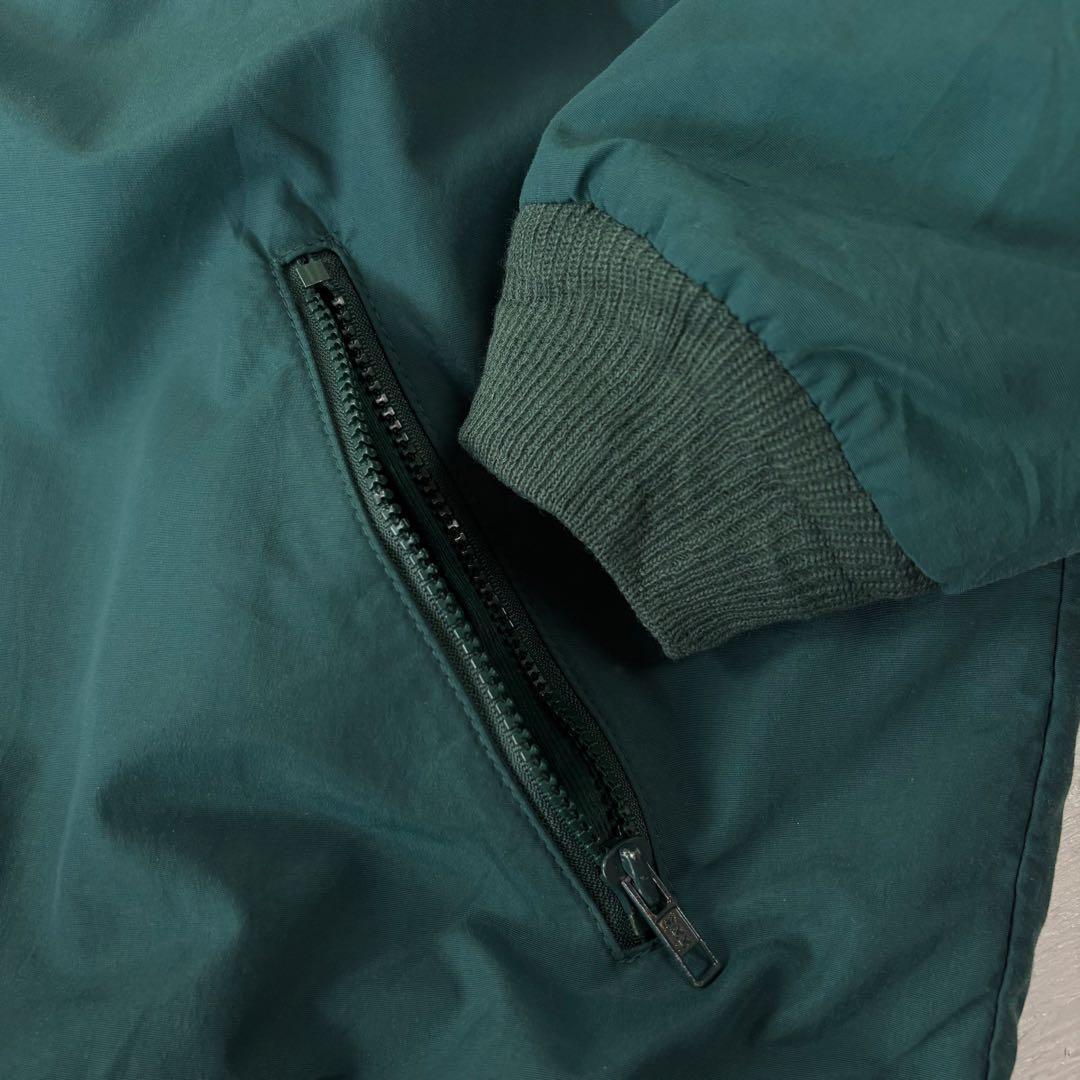 USA製　L.L.Bean　ウォームアップジャケット　Lサイズ　グリーン　古着