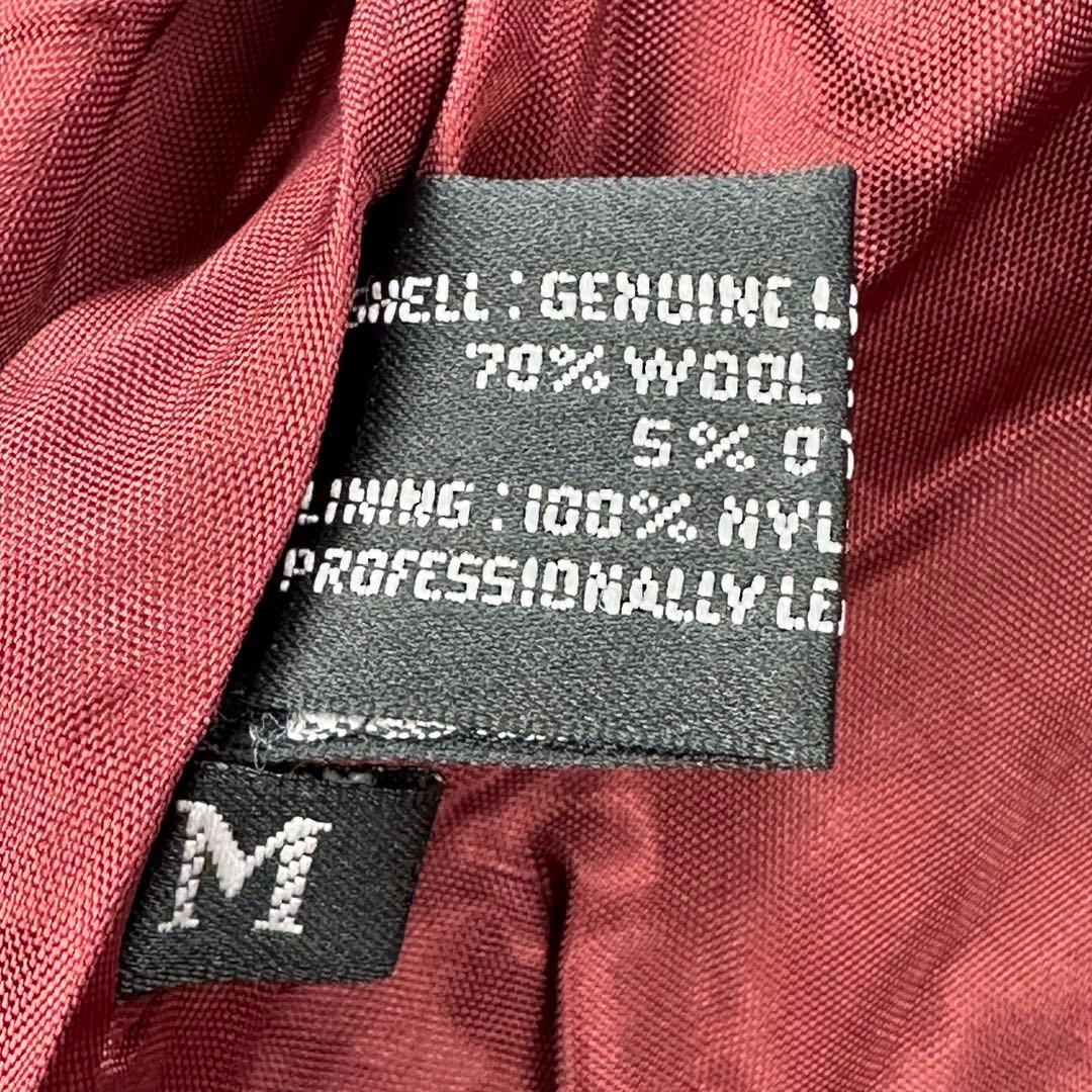 希少】 ウール×本革 ミックスマテリアルショートコート 80s Vintage