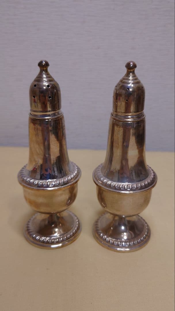 銀製　ソルト&ペッパー ねこのソルト＆ペッパー