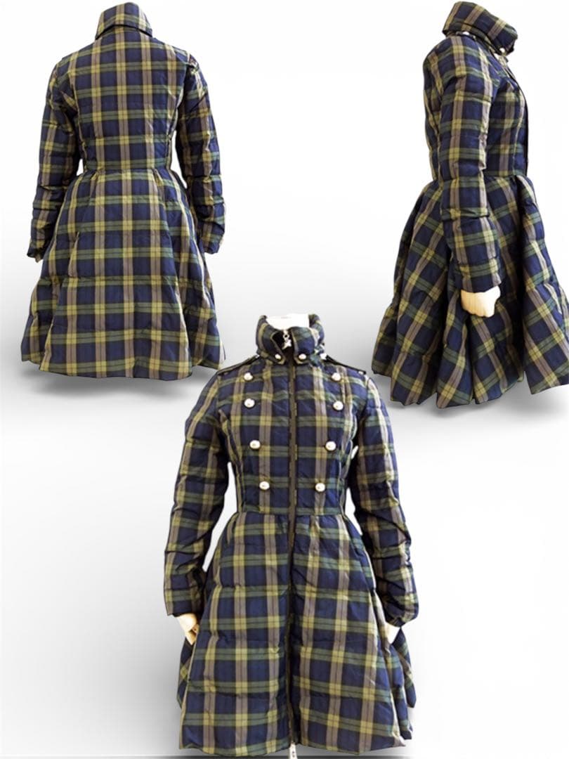 美品】定価12万/大きい/エリザベッタフランキ/Aライン/ドレスコート