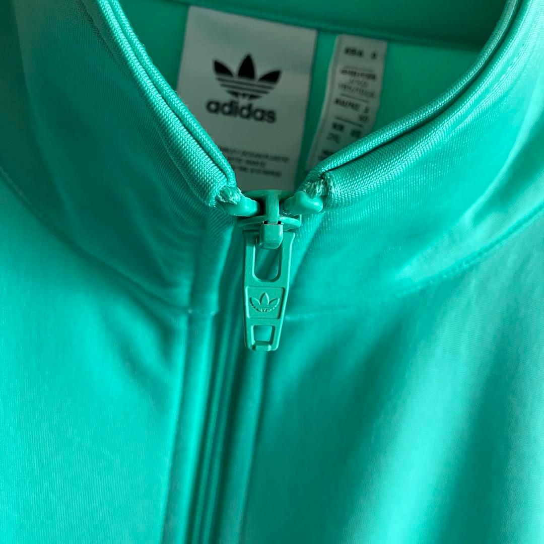 美品 レアカラー アディダス トラックJKT ミントグリーン XL - メルカリ