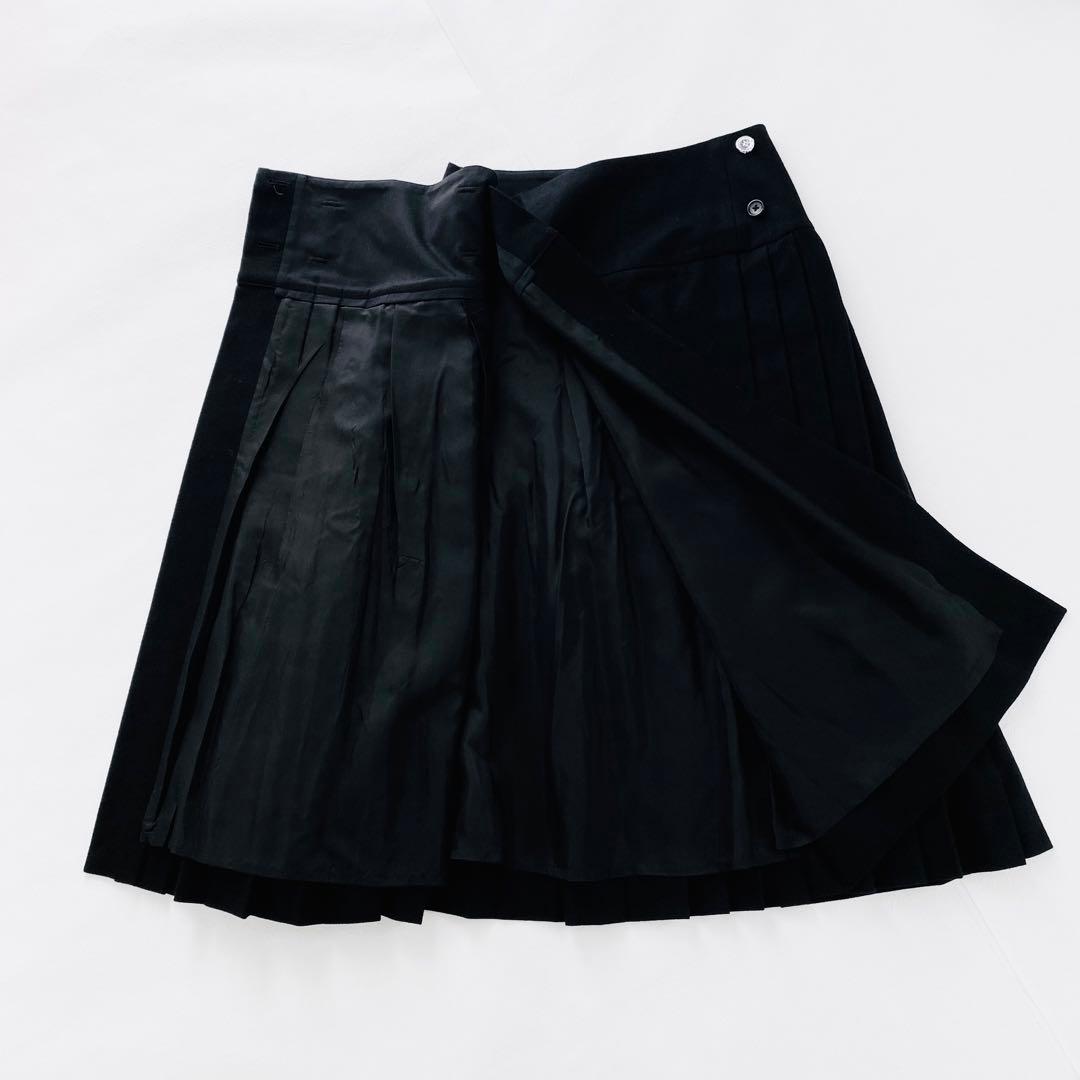 美品 22AWマーガレットハウエル×フォックスブラザーズ ウールプリーツ