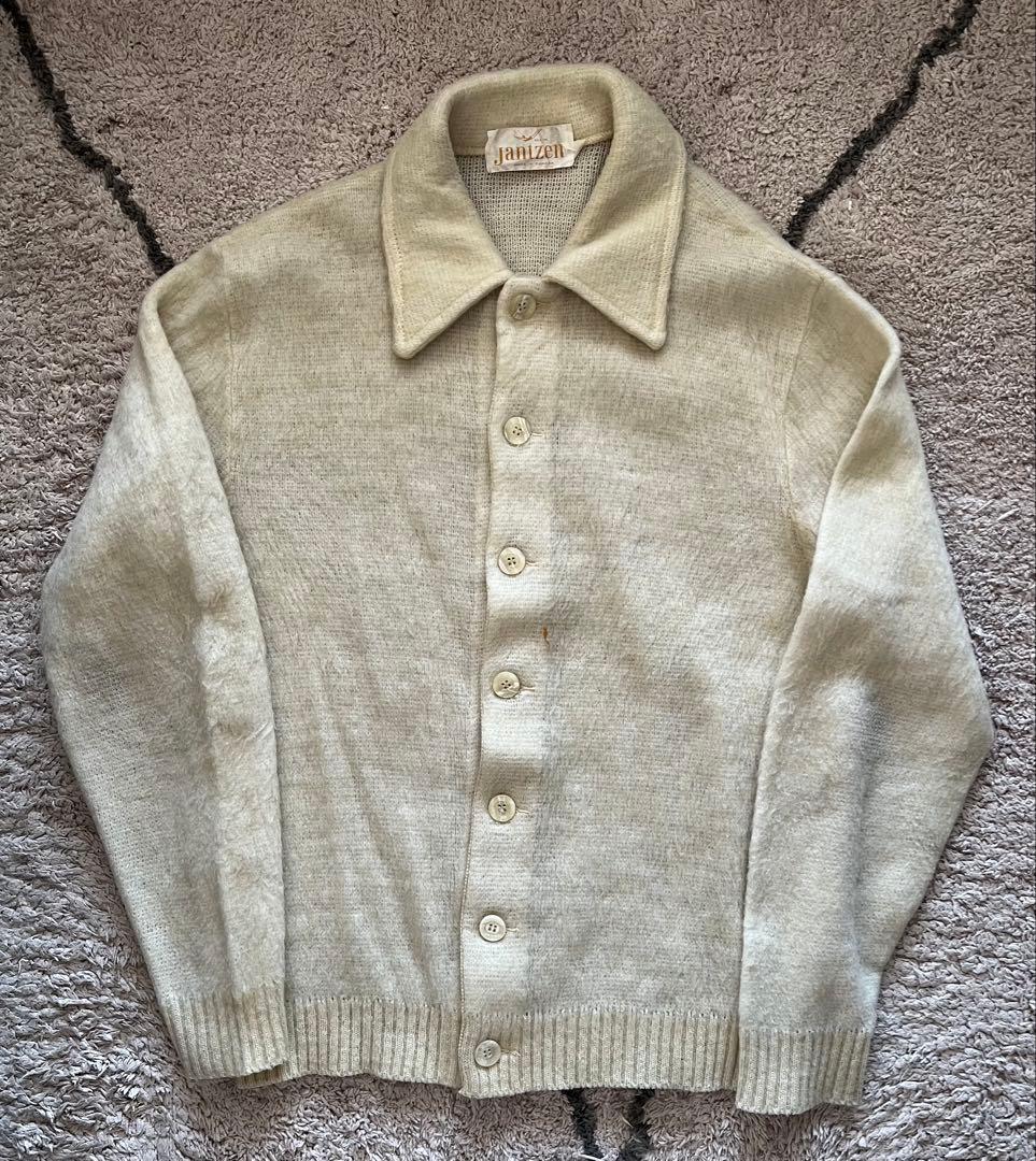 70s JANTZEN モヘアカーディガン モヘアニット - メルカリ