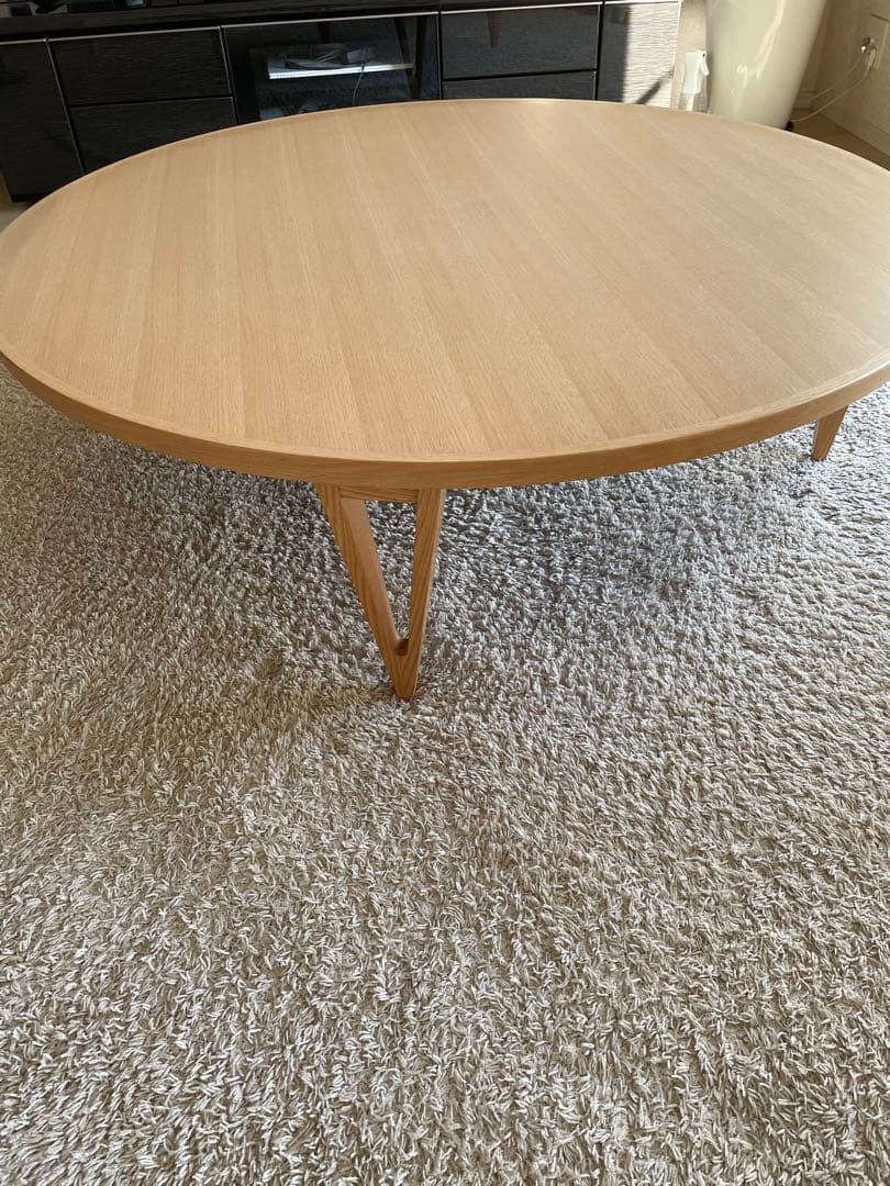 アクタスFK-1 リビングテーブル兼コタツ 円形120㎝ - メルカリ