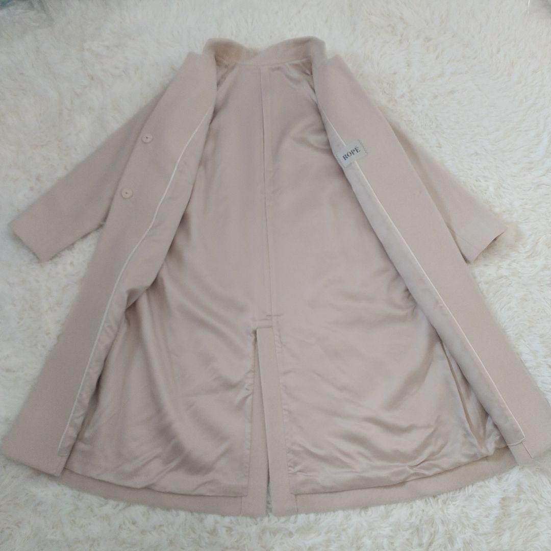 最終値下げ！《ほぼ新品✨️》ROPE　ロペ　スタンドカラー　ロングコート