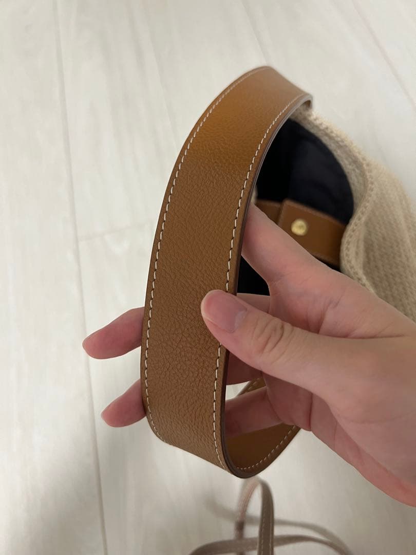 《完売品》ラシット ラフィア バケットバッグ ワンショルダー