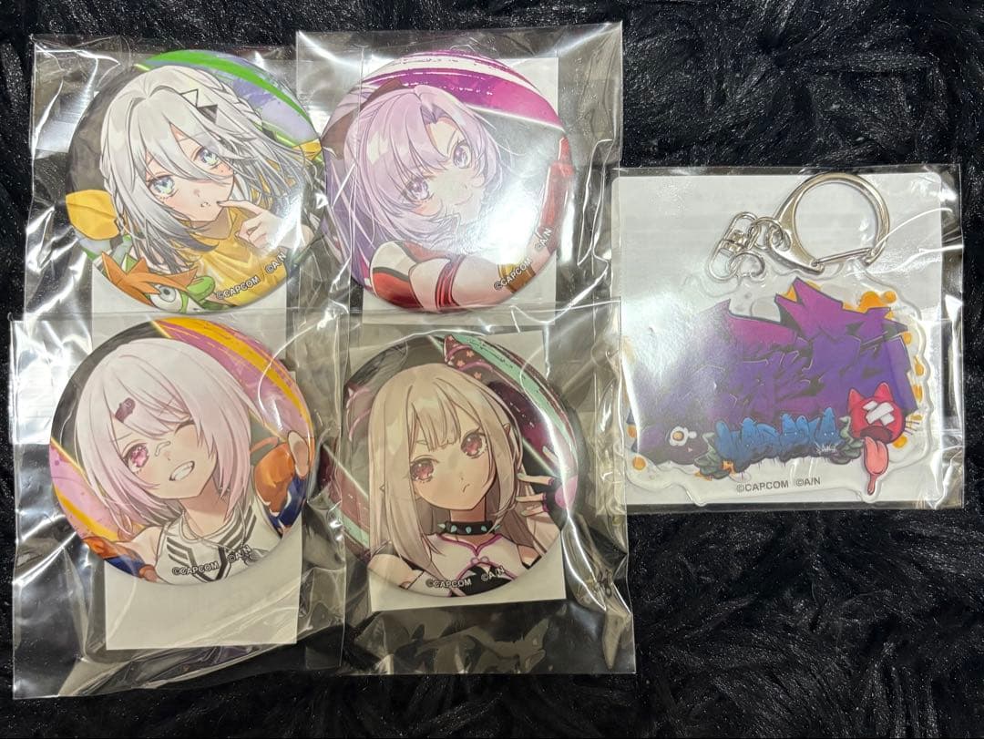 にじさんじ カプくじ ストリートファイター6 缶バッジ アクリル