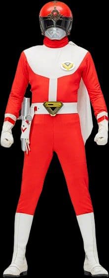 6作目】 大戦隊ゴーグルファイブ (1982) ゴーグルレッド ソフビ - メルカリ