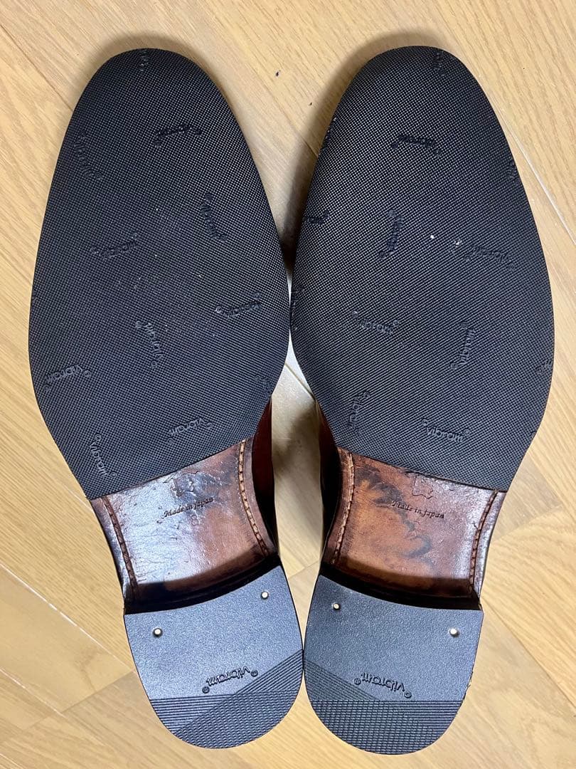 三陽山長　26.0cm ストレートチップ　茶靴