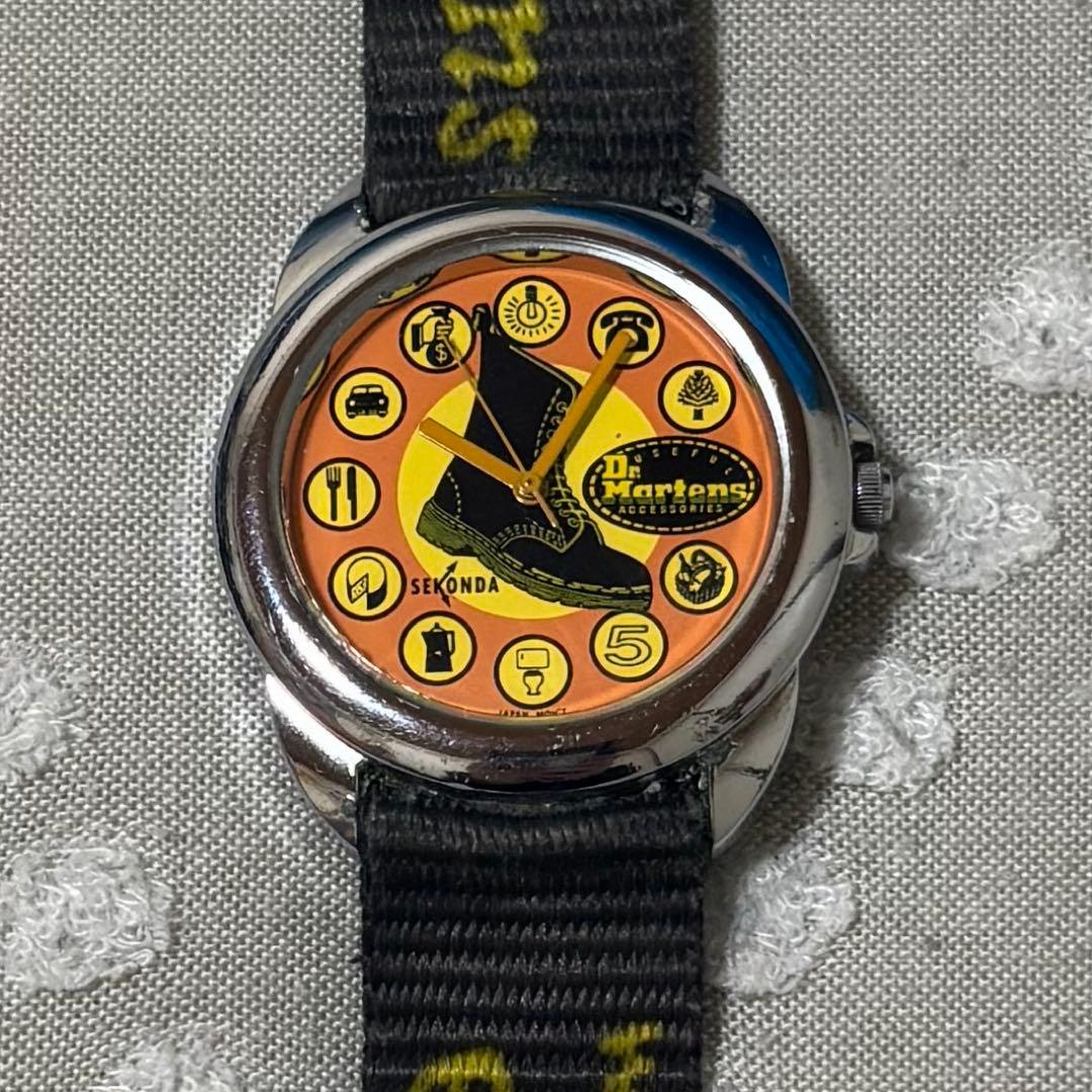 レア Dr. Martens × SEKONDA コラボ 腕時計 稼働品 90s Vintage 1990s Dr Martens Air Wair Sekonda Wrist Watch Bullseye