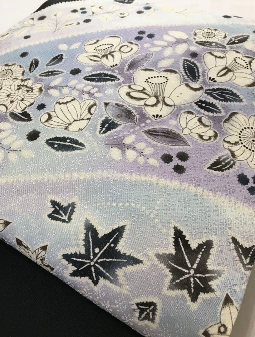 新春破格❗️逸品❗️暈し染め【名古屋帯】 辻ヶ花 地紋 正絹