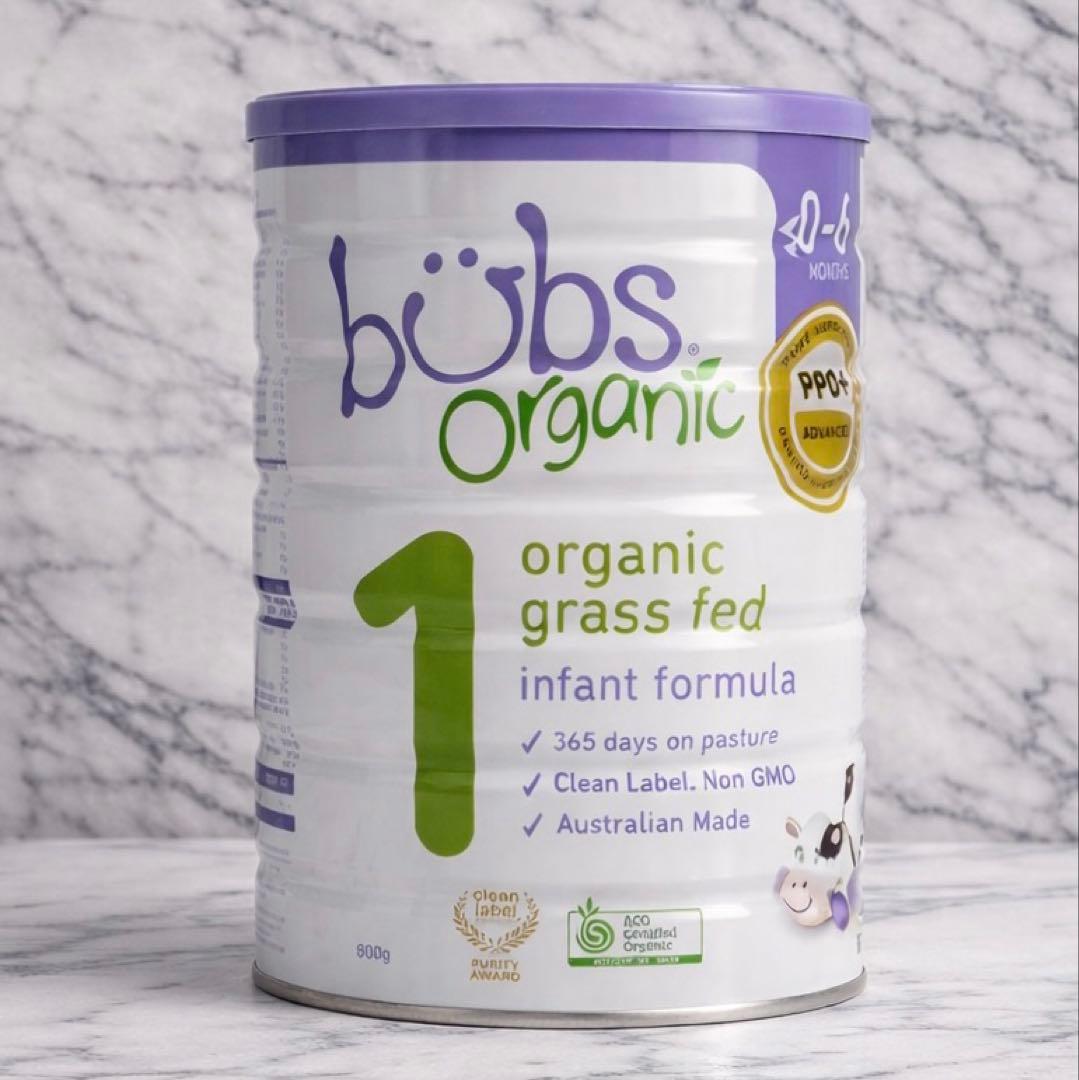 bubs organic 粉ミルク 0-6ヶ月用 バブスオーガニック粉ミルク - メルカリ