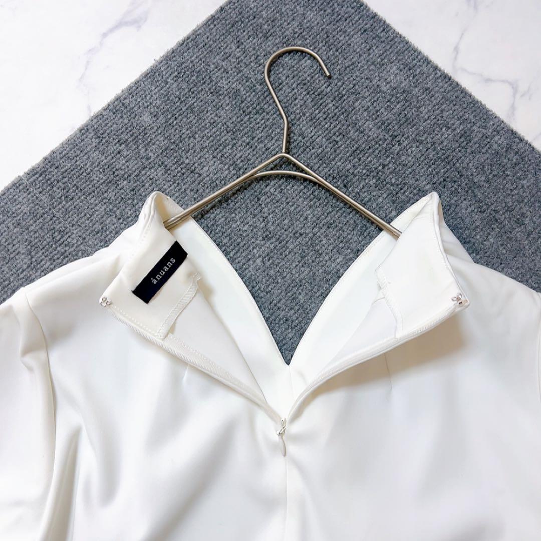 極美品✨️anuans アニュアンス / ラッフルスリーブブラウス - メルカリ