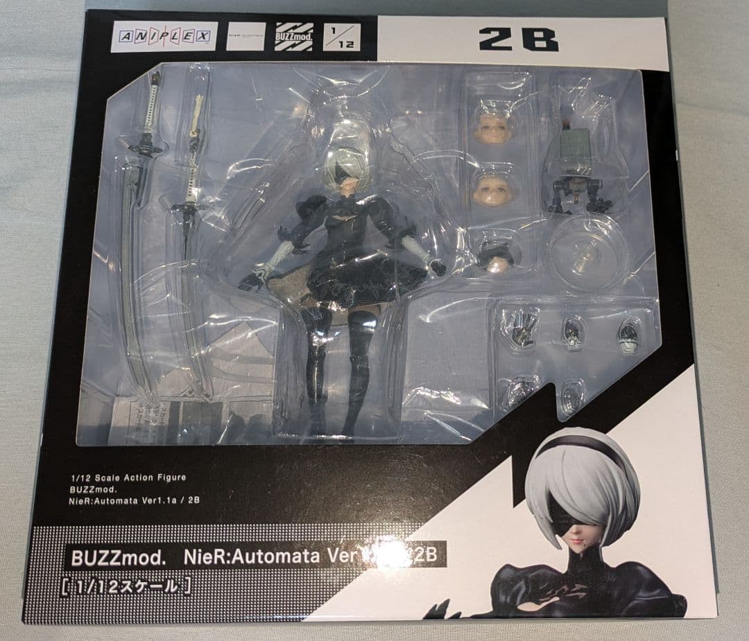 BUZZmod. NieR:Automata Ver1.1a 2B フィギュア 特典】BUZZmod. NieR：Automata Ver1.1a 2B 1/12 アクションフィギュア
