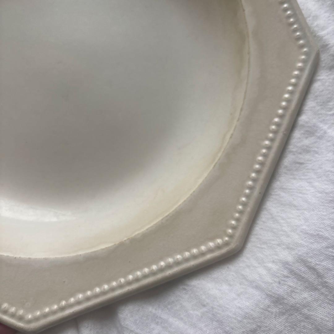 モントロー 初期ファイアンスフィーヌ オクトゴナル プレート 19世紀