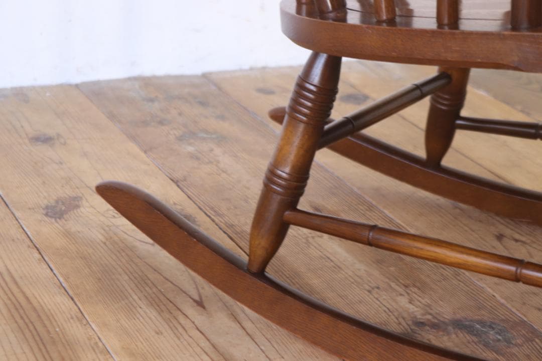 飛騨産業 キツツキ 穂高 ロッキングチェア 無垢材 オーク材 揺り椅子