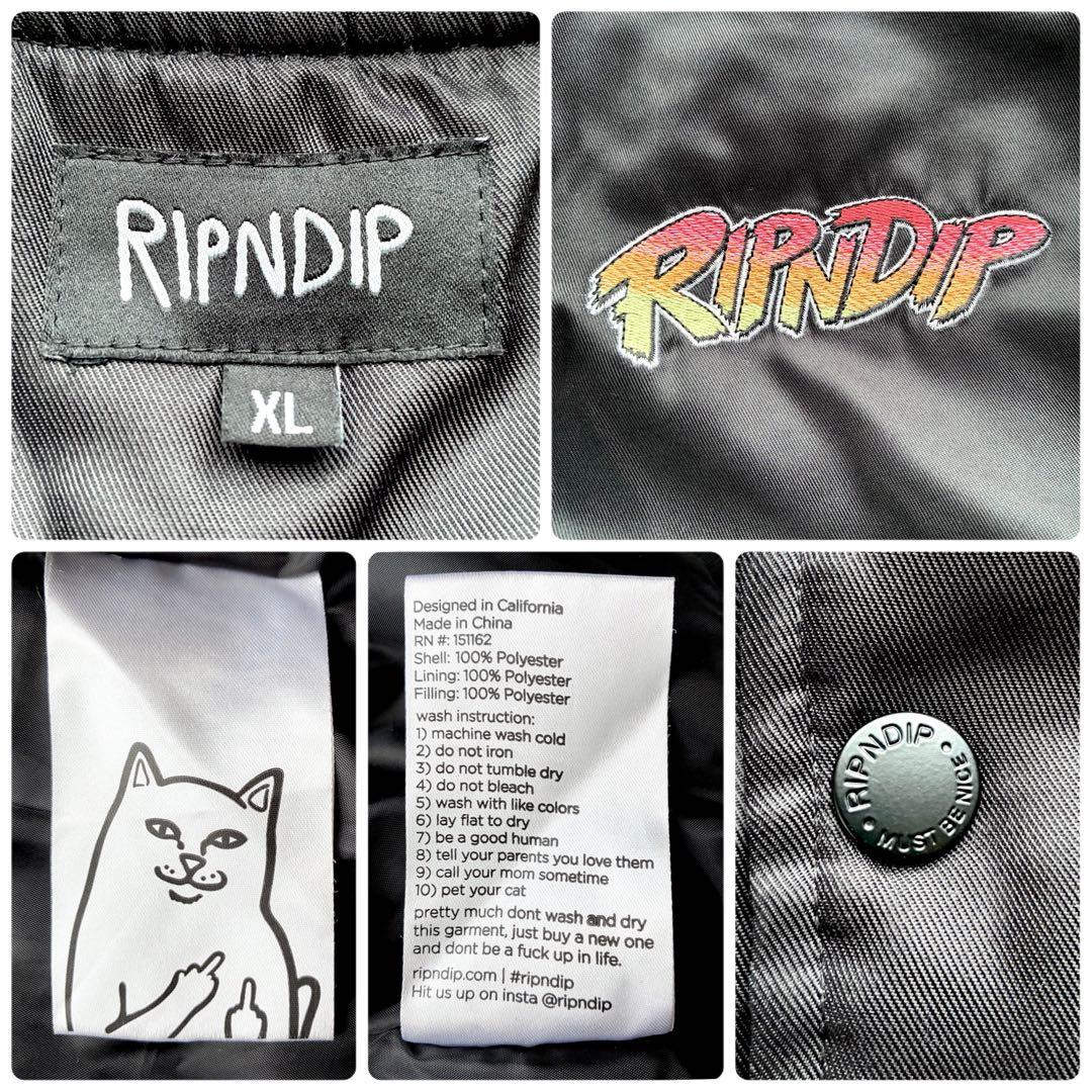 極美品】RIPNDIP スカジャン ストリートファイター バックプリント XL