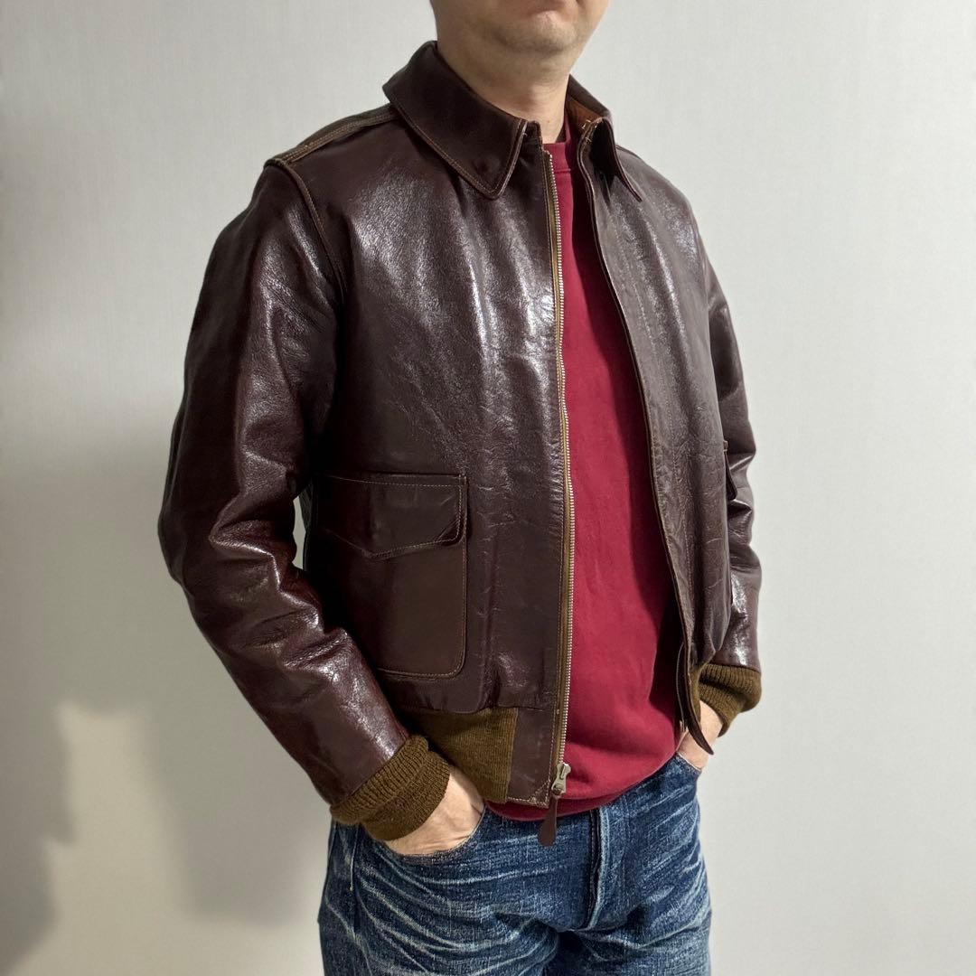 雰囲気抜群】バズリクソンズ A-2 ⚪️BR80253⚪️ラフウェア⚪️サイズ