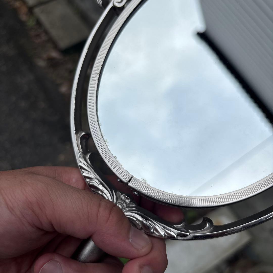 資生堂 スタンドミラー 鏡 花椿 SHISEIDO 昭和レトロ 記念品 化粧