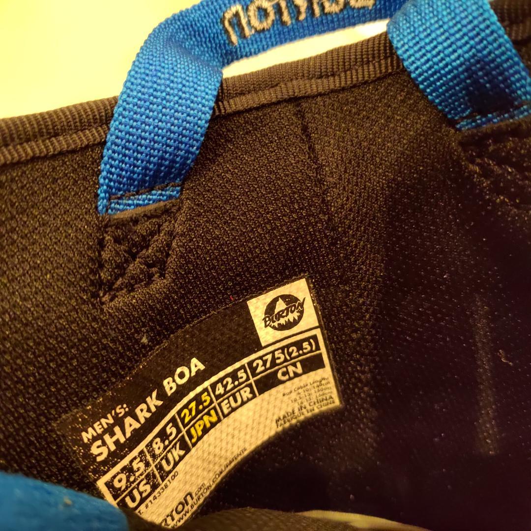 Burton スノーボードブーツ 27.5cm Shark Boa