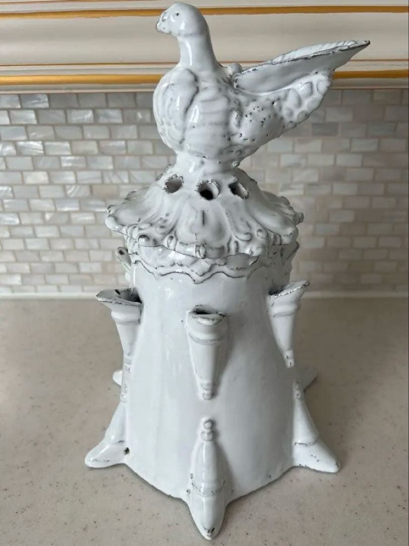 Astier de Villatte アスティエ・ド・ヴィラット 小鳥のベース Astier de Villatte Cube｜皿・器｜オルネ ド フォイユ公式オンライン