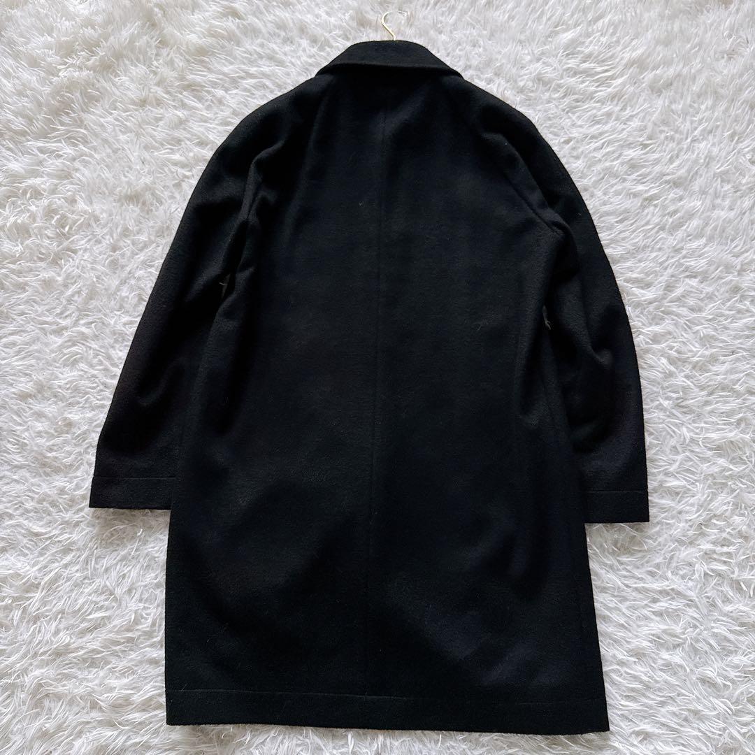 Paul Smith】カシミヤ100% ステンカラーコート 黒 M 現行タグ - メルカリ