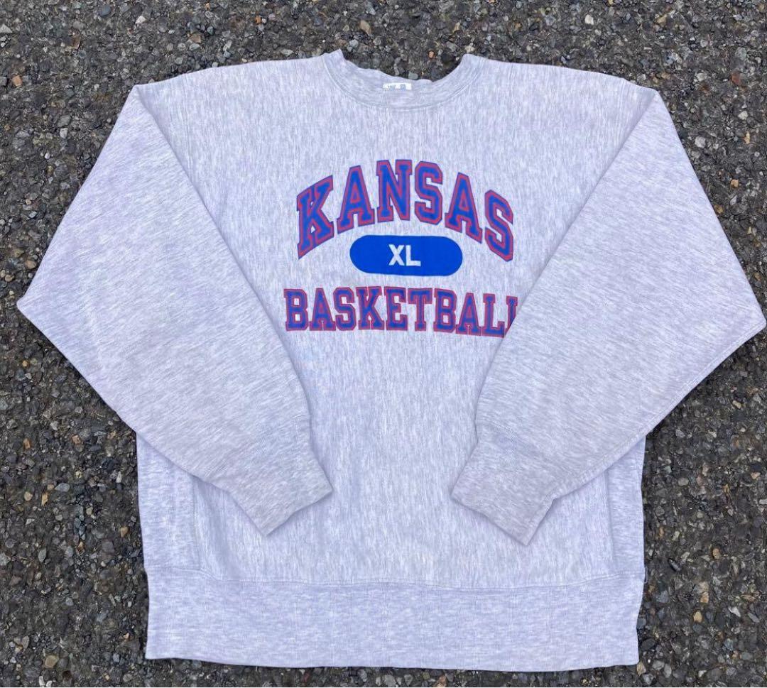 80s Championカンザス三段 リバースウィーブ トリコタグ 80s Champion Reverse Weave 3段College トリコタグ後期 USA製 | VOLAR