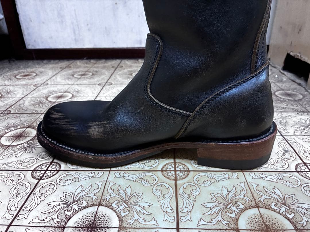 コールブラック エンジニアブーツ クロムエクセル 茶芯 - メルカリ