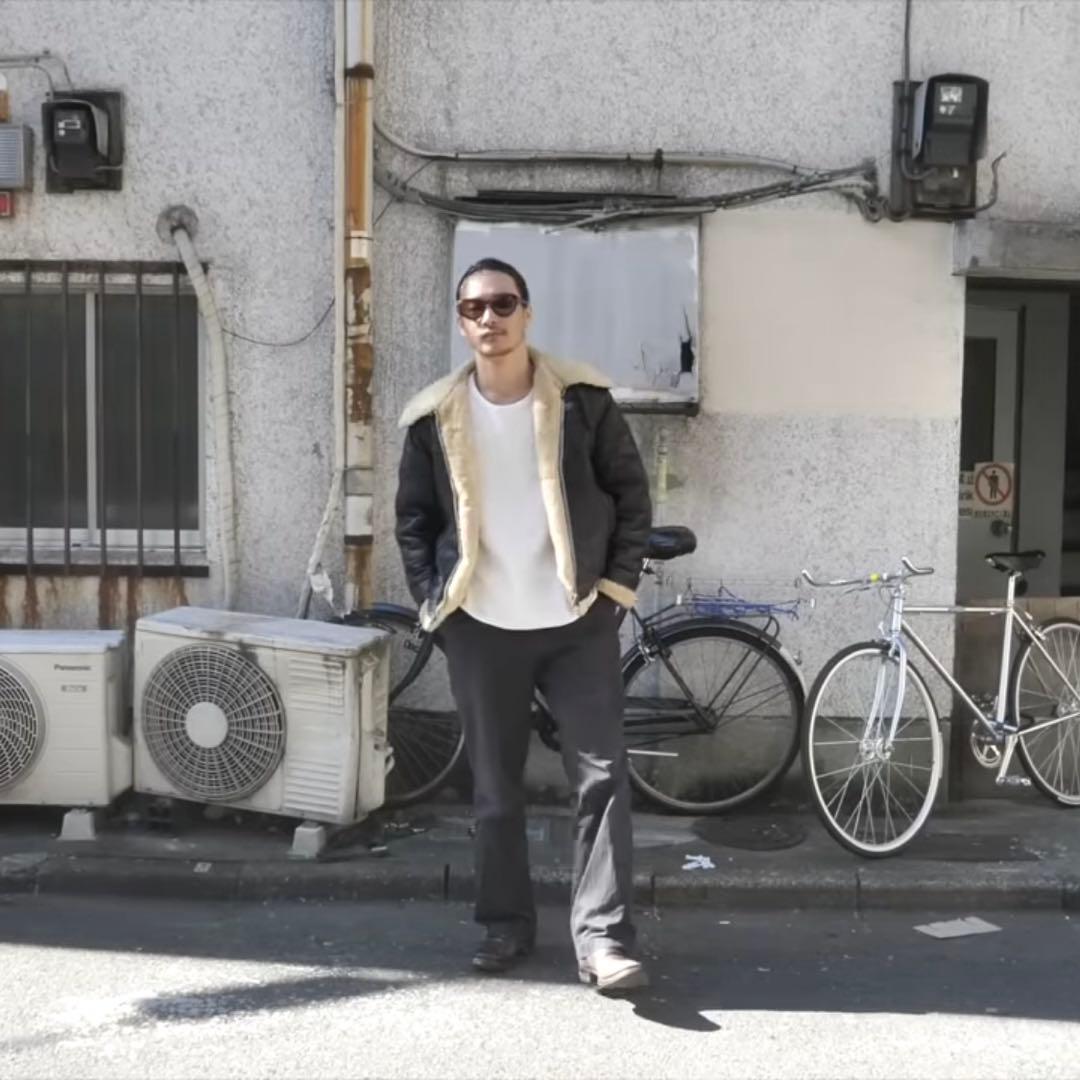 vintage B-3 ムートンフライトジャケット 山田蓮 - メルカリ