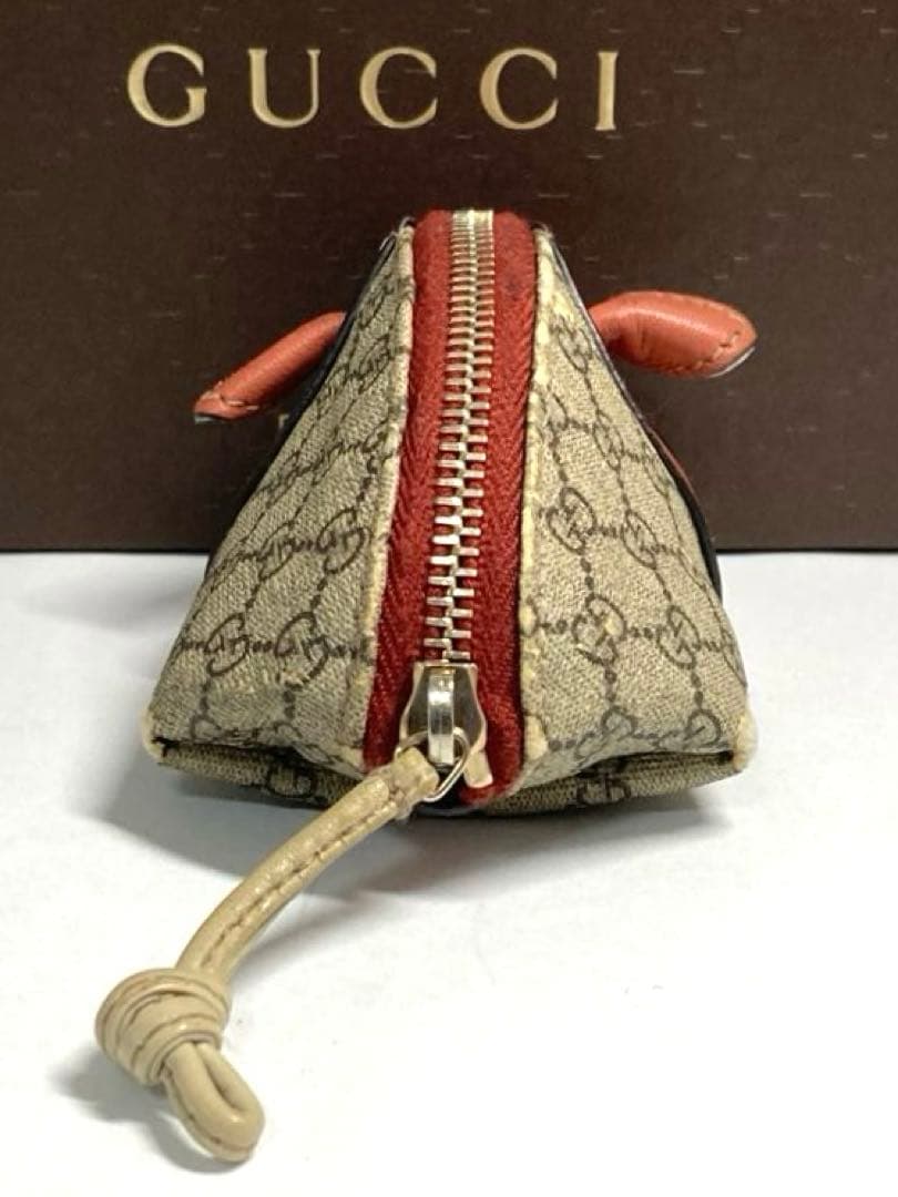 GUCCI グッチ マイクロGG柄 豚 ブタ ピッグ コインケース ミニポーチ