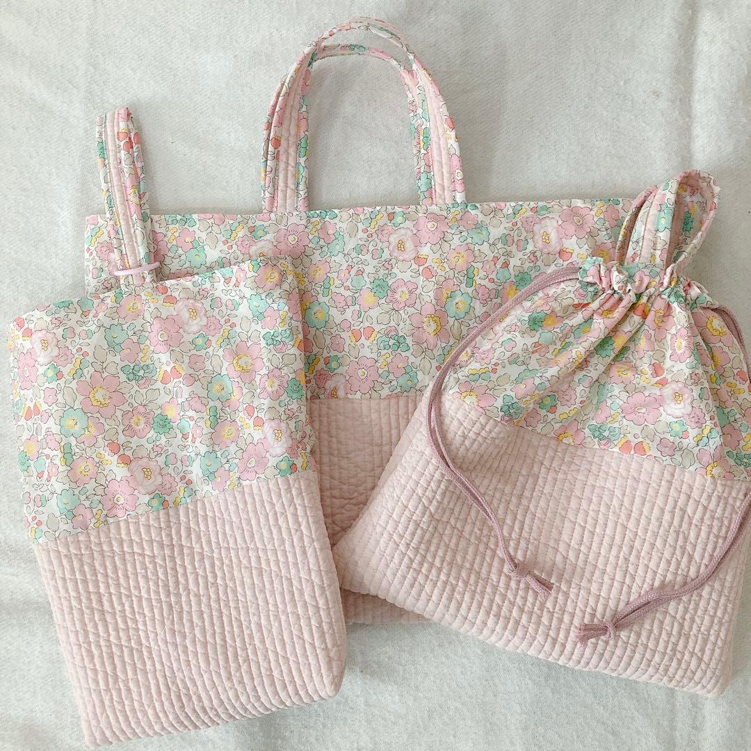 入園入学セット ヌビ リバティ ピンク - メルカリ