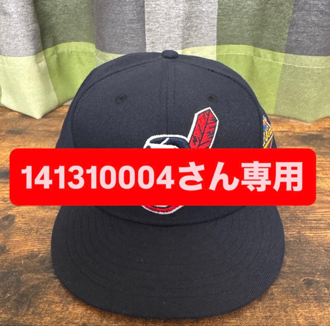 NEW ERA 59fifty インディアンス ワフー酋長ロゴ - メルカリ