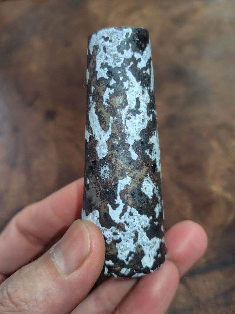 大山求さん　作品　2点セット　作家　鉄 皿　一輪挿し