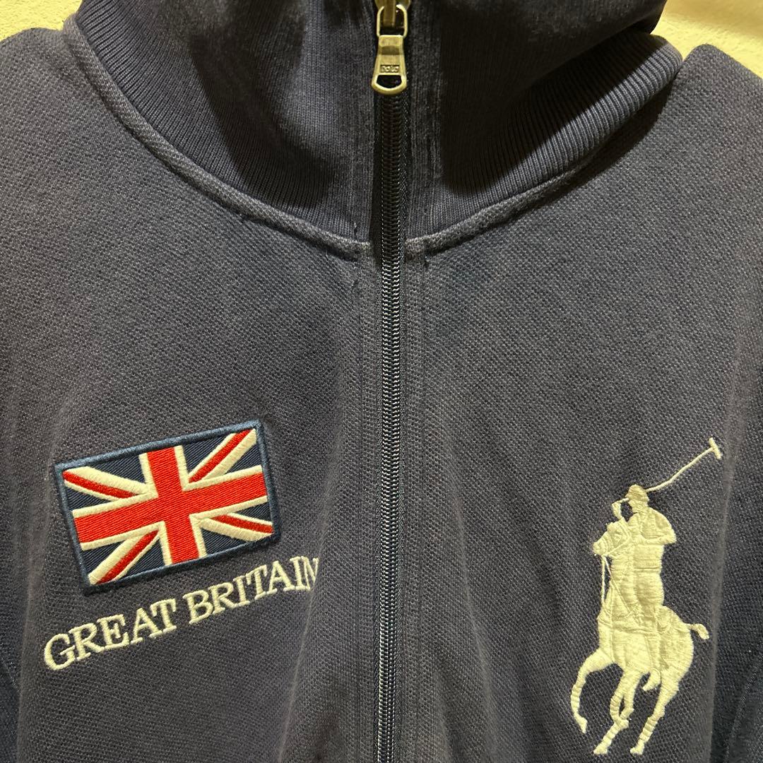90s Polo by RalphLauren ジップ スウェット ビッグポニー - メルカリ