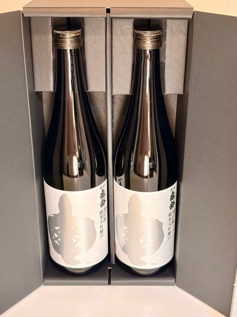 亀齢 美山錦 純米大吟醸39 銀亀　720ml 2本セット 信州亀齢 ・純米大吟醸39 美山錦 銀亀・ 純米吟醸 長野県上田市産 山恵