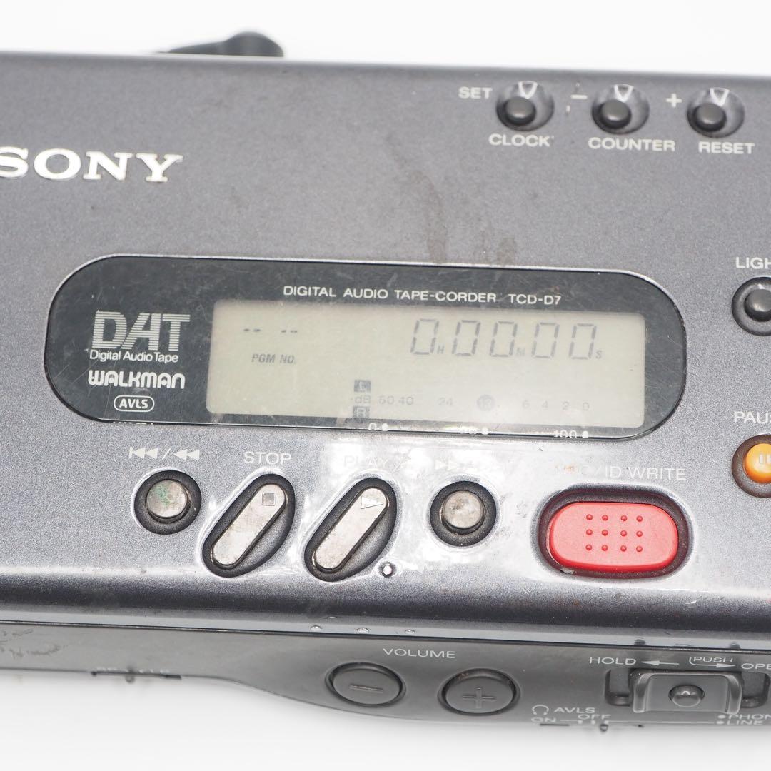 SONY TCD-D7 DATプレーヤー 通電確認済み ジャンク品 - メルカリ