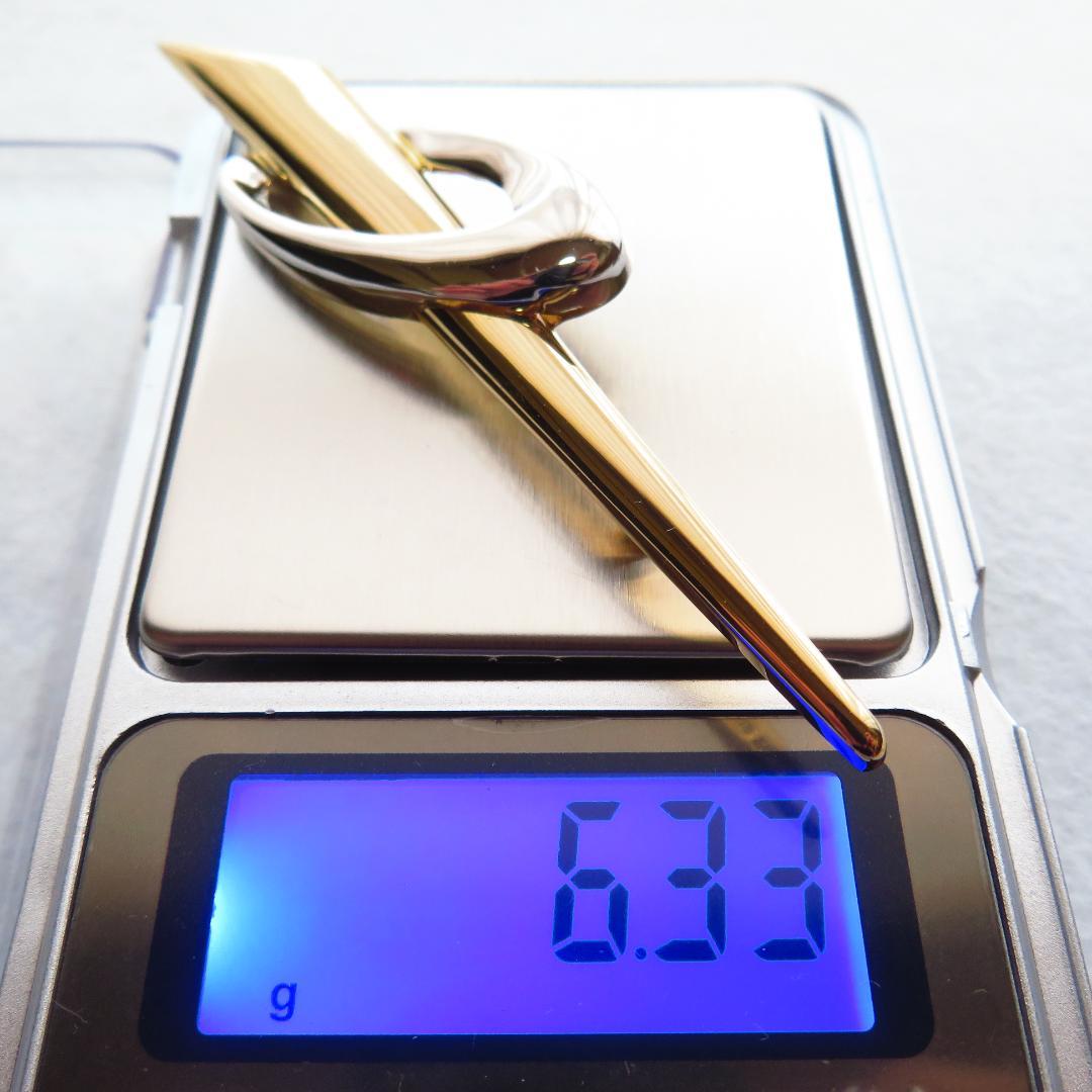 K18 Pt900 ブローチ 男女兼用 アクセサリー 6.3g