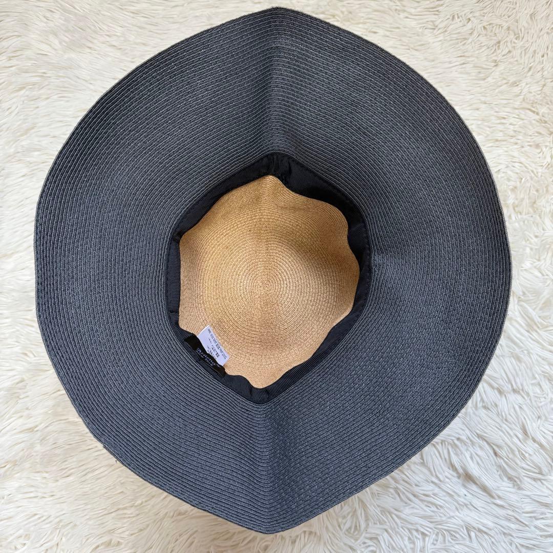 極美品】アシーナニューヨーク リサコ ツートーンハット リボン 夏