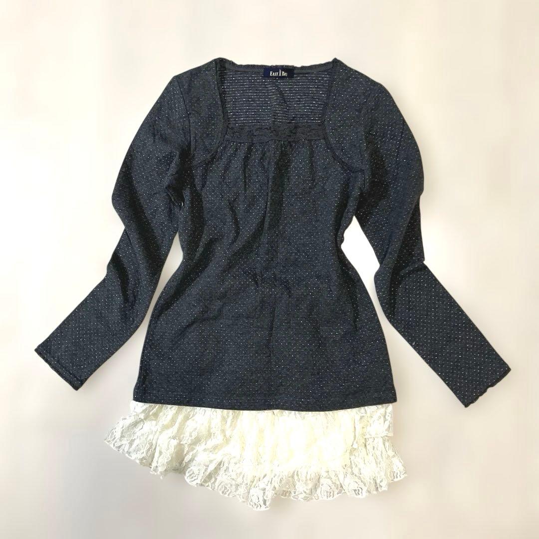 y2k 00s ウィッシュコア ドット レース フェアリーグランジ 森ガール