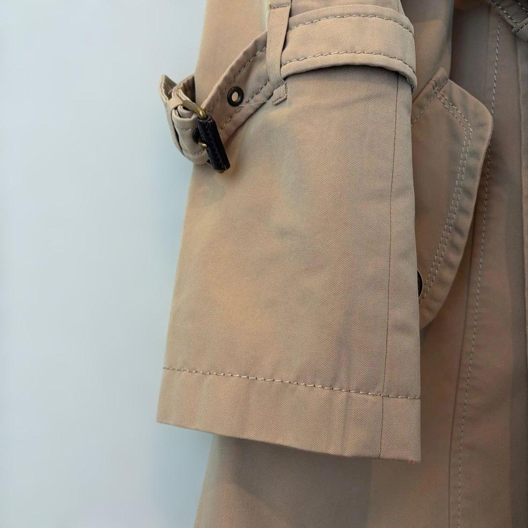 バーバリー ブルーレーベル トレンチコート 38 ベージュ ノバチェック